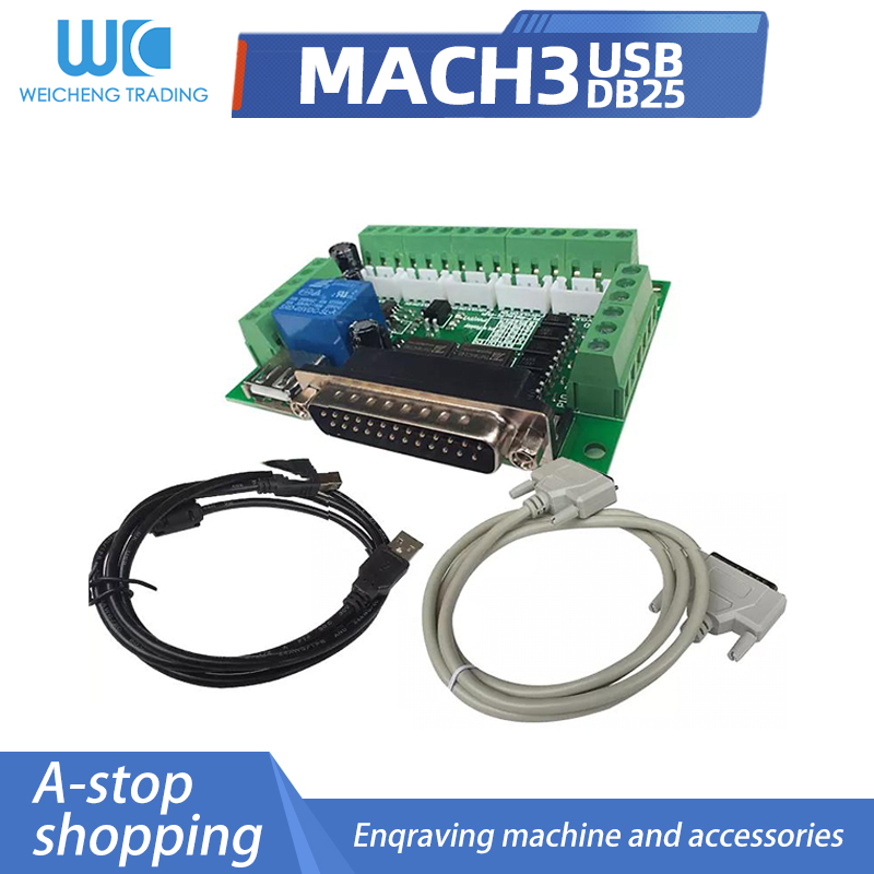 5 Axis Cnc Breakout Board Interface Mach3 - 1 Juego de Adaptador de Interfaz