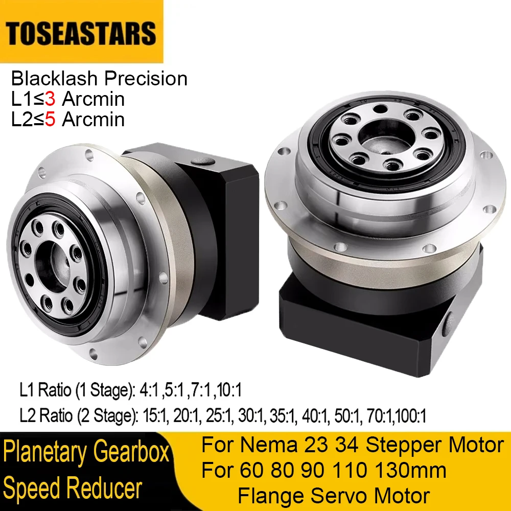 Planetary Gearbox Reducer Nema 23 34 - Reductor de engranajes helicoidales de alta