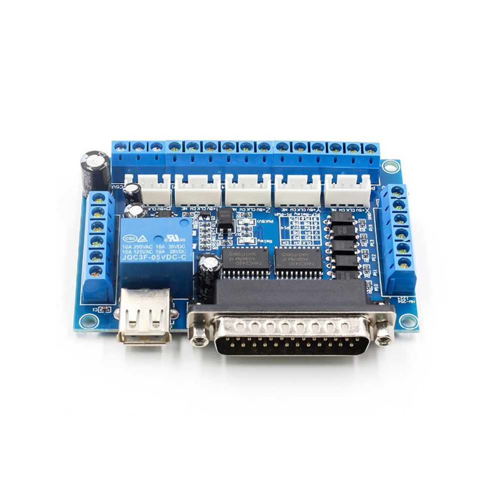5 Axis Cnc Breakout Board Interface Mach3 - Adaptador de interfaz CNC de 5