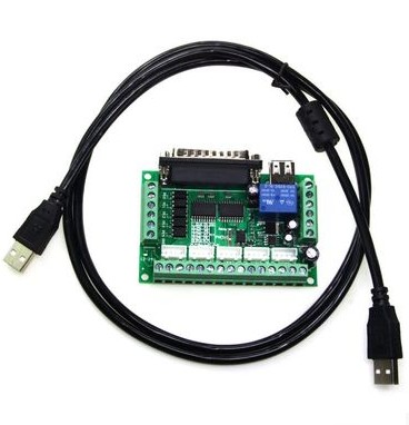 5 Axis Cnc Breakout Board Interface Mach3 - Placa de conexión CNC de 5