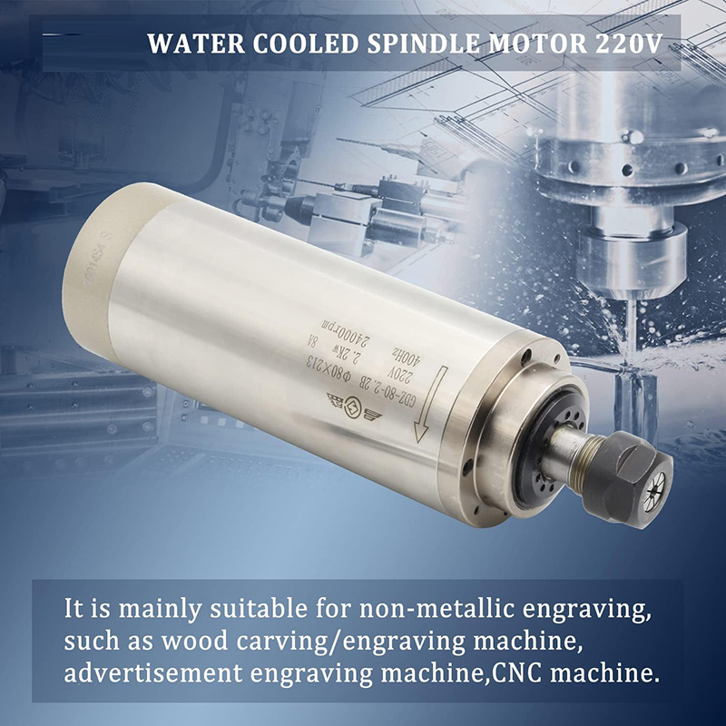 Er20 Collet Chuck Spindle Motor 220V - Motor de husillo CNC de 2,2