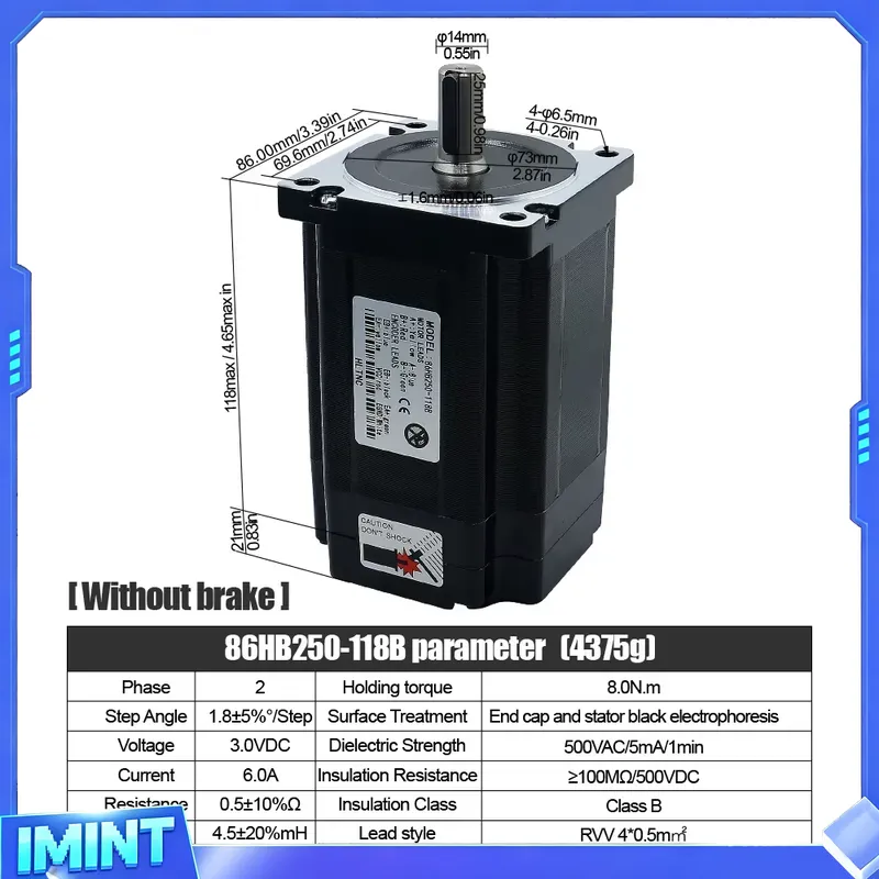 Kit de Motor Paso a Paso de Bu - Hybrid Servo Driver Nema 34 8.5Nm reseña y precio