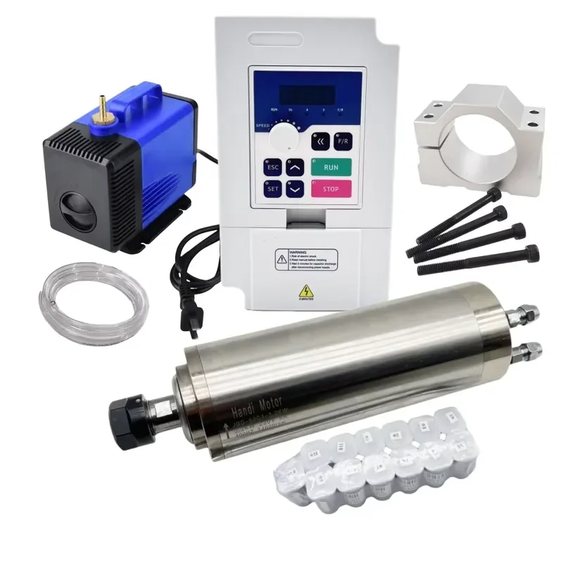 Kit de Motor de Husillo CNC Re - 2.2Kw Water Cooled Spindle Kit Vfd reseña y precio