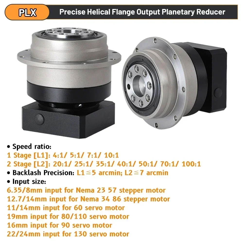 Brida circular Engranaje helic - Planetary Gearbox Reducer Nema 23 34 reseña y precio
