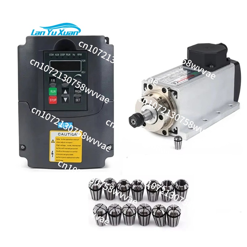 Kit de Husillo CNC Refrigerado - Air Cooled 1.5Kw Spindle Motor Inverter 110V reseña y precio
