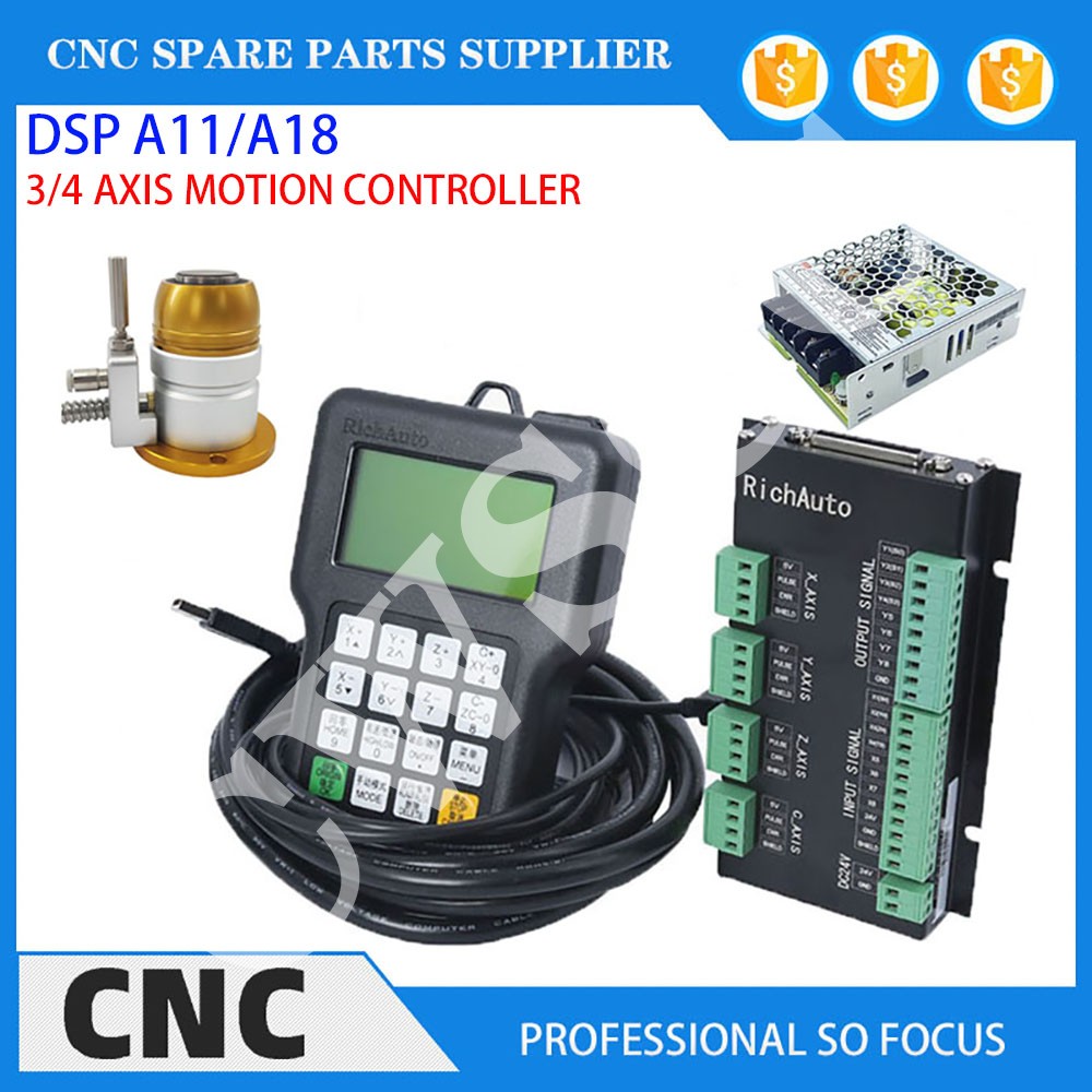 Máquina herramienta CNC de 3 e - Richauto A11 Dsp Controller 3 Axis reseña y precio