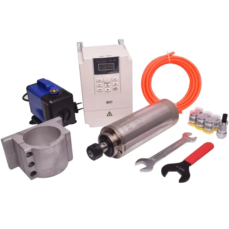 Conjunto de Husillo Refrigerad - 2.2Kw Water Cooled Spindle Kit Vfd reseña y precio