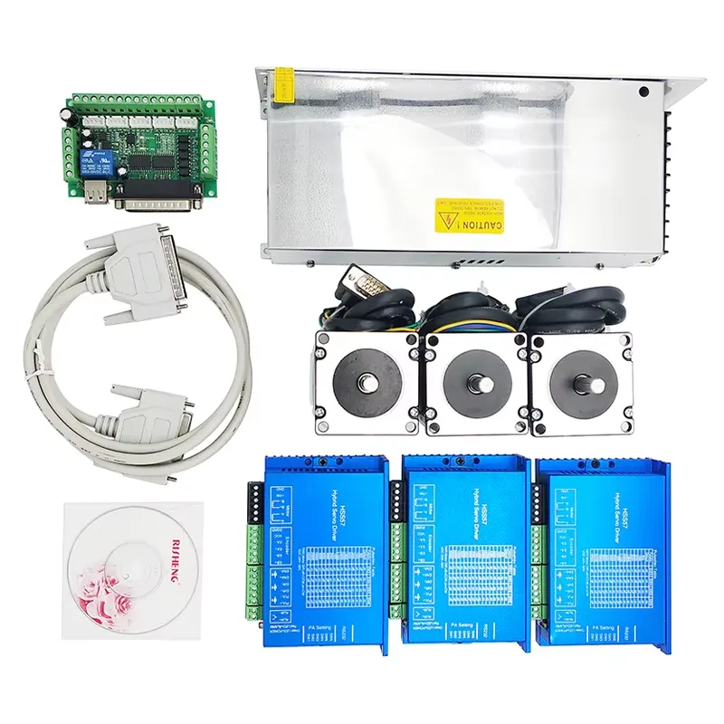 Kit CNC de 3 Ejes 2N.m Nema23  - Nema 23 Closed Loop Stepper Motor Driver Kit reseña y precio