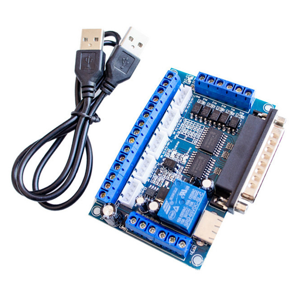 Adaptador de interfaz CNC de 5 - 5 Axis Cnc Breakout Board Interface Mach3 reseña y precio