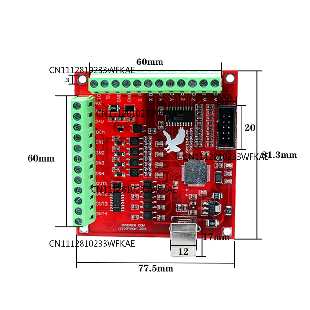Tarjeta de Interfaz CNC USB MA - Mach3 Usb Cnc Controller 4 Axis 100Khz reseña y precio