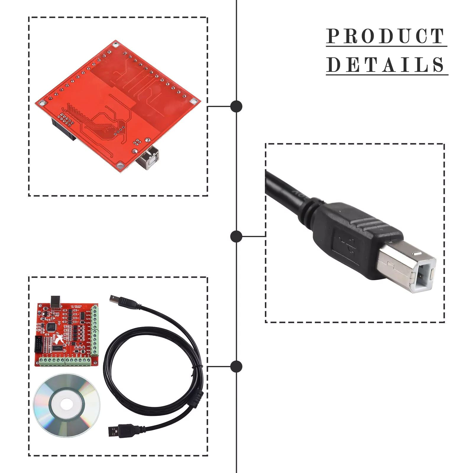 Tarjeta de Control de Movimien - Mach3 Usb Cnc Controller 4 Axis 100Khz reseña y precio