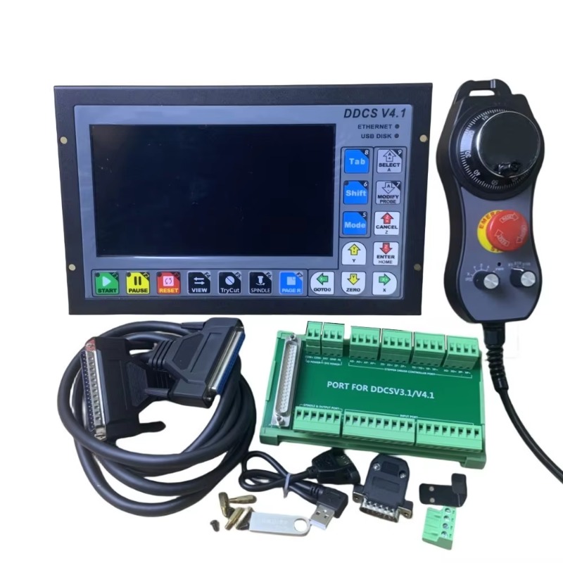 El último Ddcs V4.1 controlado - Ddcs V4.1 4 Axis Cnc Offline Controller reseña y precio