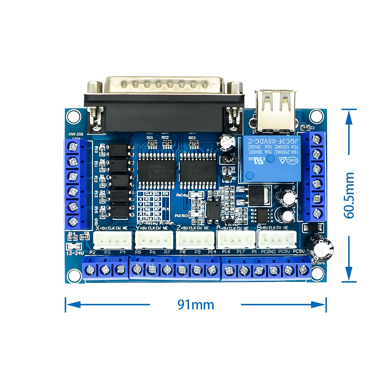 Adaptador de interfaz CNC de 5 - 5 Axis Cnc Breakout Board Interface Mach3 reseña y precio